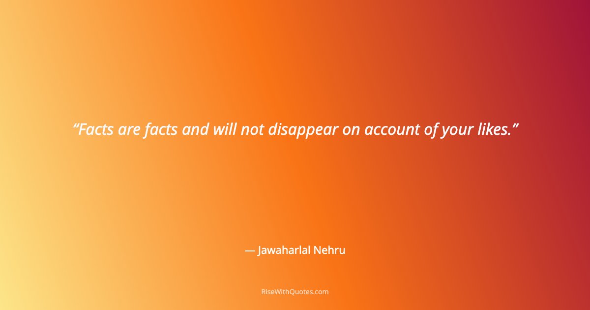 Facts are facts and will not disappear on account of your likes.